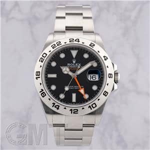 ロレックス(エクスプローラⅡ)の箱諸々 中古)ROLEX ロレックス エクスプローラー II 216570 ブラック