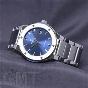 HUBLOT ウブロ クラシック フュージョン チタニウム ブルー ブレスレット 45mm 510.NX.7170.NX メイン
