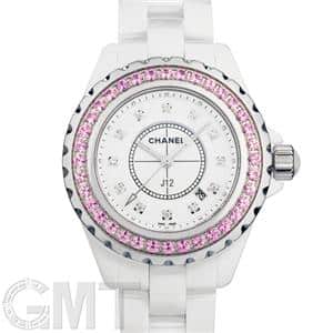 CHANEL シャネル J12 ピンクサファイア 12Pダイヤ H2010 33mm メイン