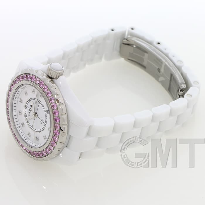 新品)CHANEL シャネル J12 ピンクサファイア 12Pダイヤ H2010 33mm