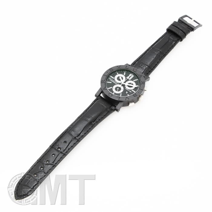 中古)BVLGARI ブルガリ ブルガリ・ブルガリ カーボンゴールド クロノ
