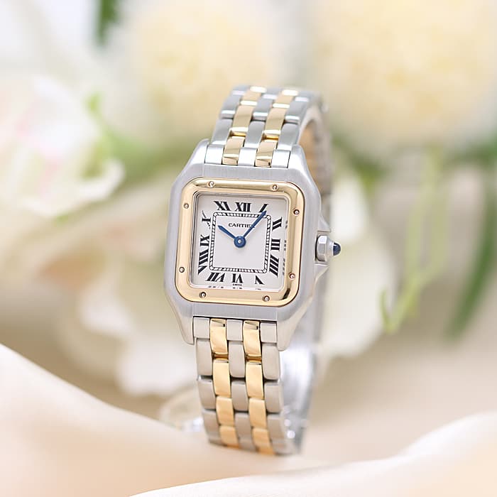 中古)CARTIER カルティエ パンテール SM 2ロウ W25029B6（商品ID