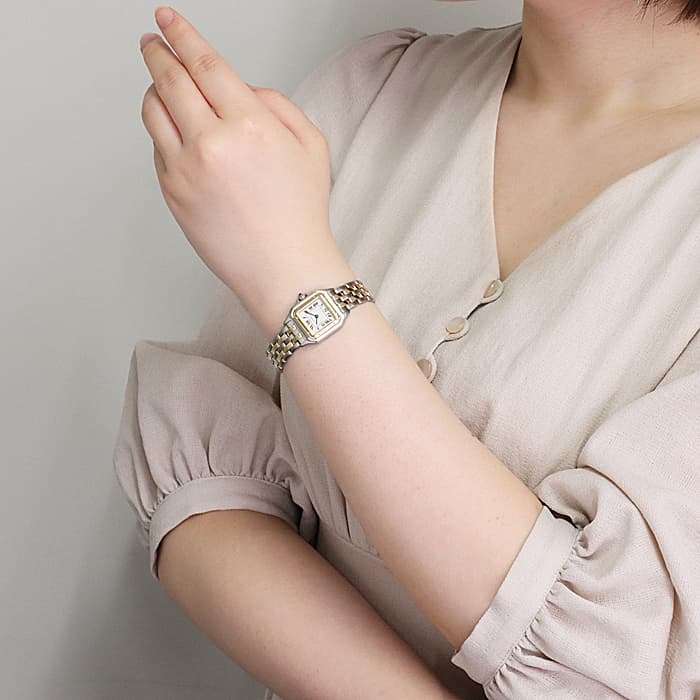 中古)CARTIER カルティエ パンテール SM 2ロウ W25029B6（商品ID