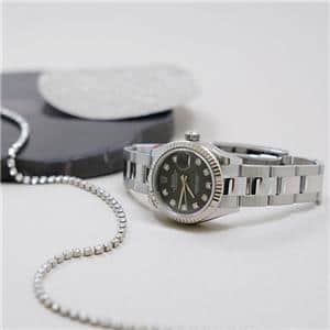 ROLEX ロレックス デイトジャスト 28 279174G グレー 10Pダイヤ オイスターブレス メイン