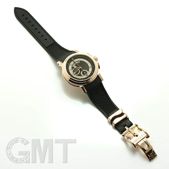 中古)BREGUET ブレゲ マリーン II クロノグラフ 5827BR/Z2/5ZU ローズ