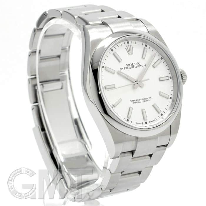 中古)ROLEX ロレックス オイスターパーペチュアル 39 114300 ホワイト