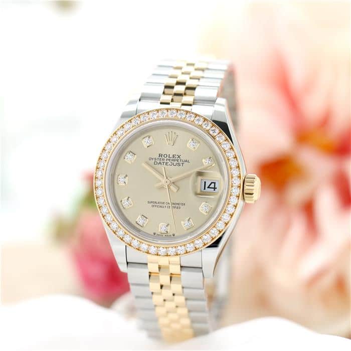 中古)ROLEX ロレックス デイトジャスト 28 279383RBR シャンパン