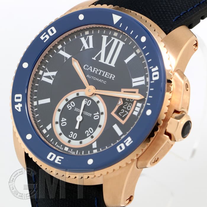 新品)CARTIER カルティエ カリブル ドゥ カルティエ ダイバー ブルー