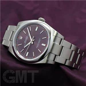 ROLEX ロレックス オイスターパーペチュアル 39 114300 レッドグレープ メイン