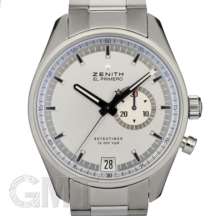 中古)ZENITH ゼニス エル・プリメロ レトロタイマー 03.2030
