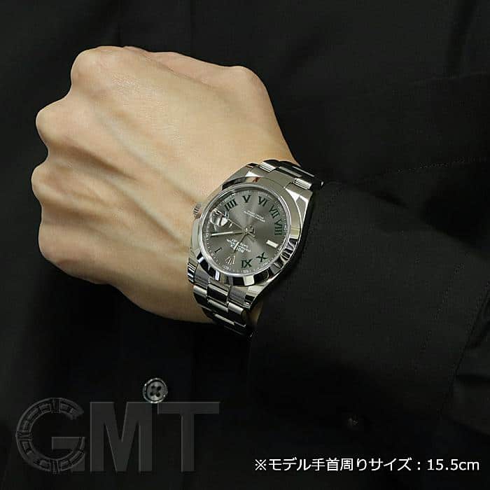 未使用 ロレックス　デイトジャスト41 オイスターブレス72610 未使用)ROLEX ロレックス デイトジャスト 41 126300 ブルー