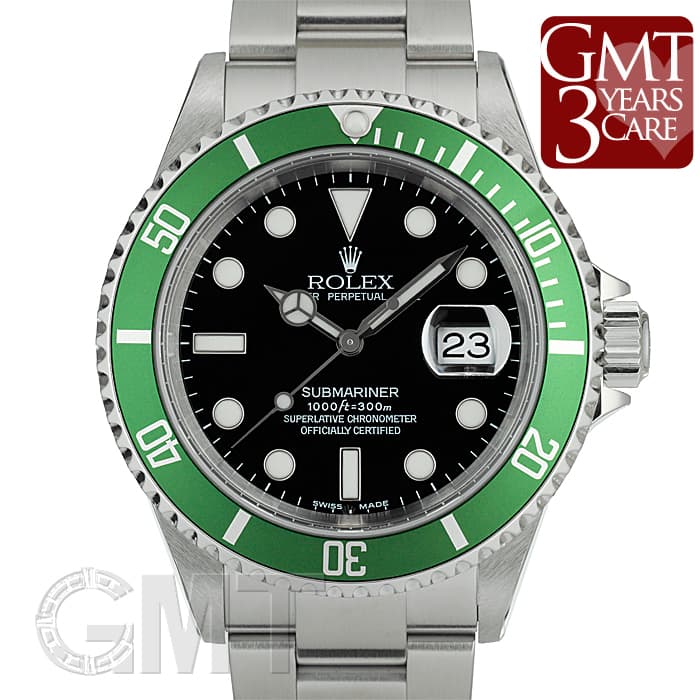 中古)ROLEX ロレックス サブマリーナー デイト 16610LV BIG SWISS/FAT