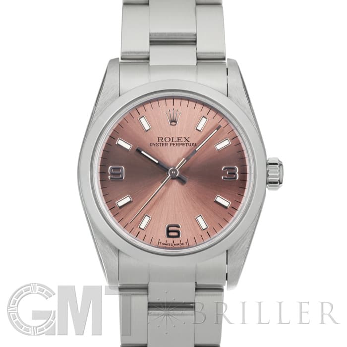 中古 ロレックス ROLEX 67480 U番(1997年頃製造) ピンク ユニセックス 腕時計 中古)ROLEX ロレックス オイスターパーペチュアル 67480 ピンク369 U番