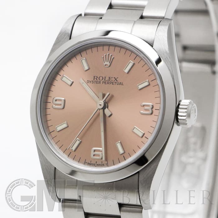 中古 ロレックス ROLEX 67480 U番(1997年頃製造) ピンク ユニセックス 腕時計 ROLEX - 中古 ロレックス ROLEX 67480 U番(1997年頃製造） ブラック