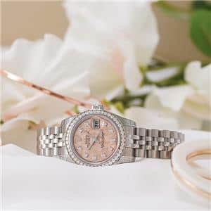 ROLEX ロレックス デイトジャスト 179384G ピンク ゴールドクリスタル メイン