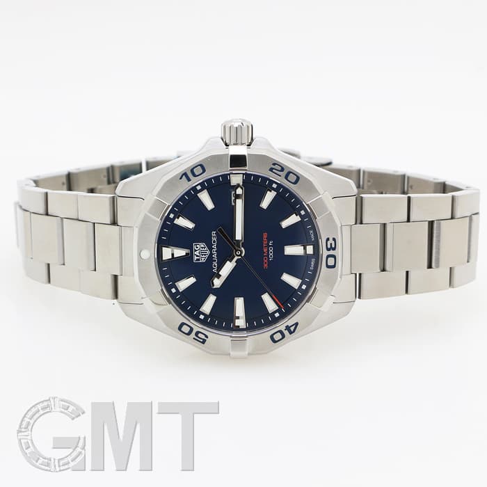 「美品」タグホイヤー TAG Heuer アクアレーサー WBD1112 ブルー 新品)TAG HEUER タグ・ホイヤー アクアレーサー 300m ブルー 41mm