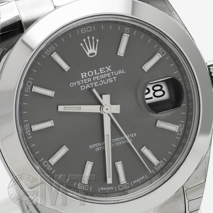 新品)ROLEX ロレックス デイトジャスト 41 126300 スレート オイスター