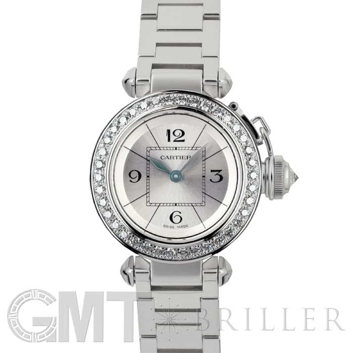 Cartierカルティエ ミスパシャ白 中古)CARTIER カルティエ ミスパシャ WJ124012（商品ID：3717009694853