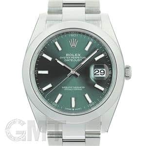 ROLEX ロレックス デイトジャスト 41 126300 ミントグリーン オイスターブレス メイン