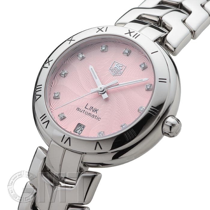 新品)TAG HEUER タグ・ホイヤー リンク レディ ピンク 11Pダイヤ