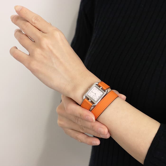 HERMES エルメス ケープコッド エトゥープ 腕時計 HERMES エルメス ケープコッド エトゥープ 腕時計 - メルカリ