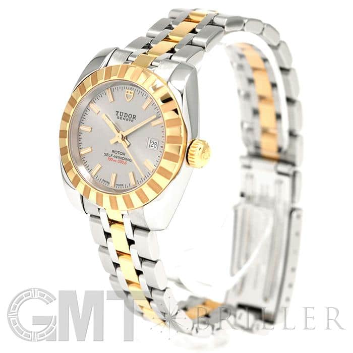 新品)TUDOR チューダー クラシックデイト M22013 28mm グレー（商品ID