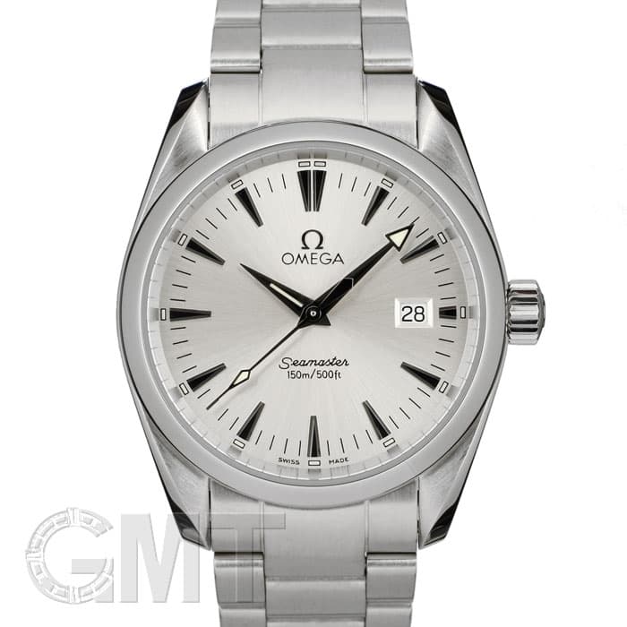 OMEGA オメガ シーマスター アクアテラ 2518.30 シルバー文字盤 メンズサイズ 純正内外箱あり 取扱説明書あり 本物 オメガ シーマスター アクアテラ クォーツ 2518.30 シルバー メンズ