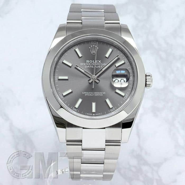 中古)ROLEX ロレックス デイトジャスト 41 126300 スレート オイスター