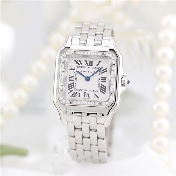 中古)CARTIER カルティエ パンテール ドゥ カルティエ MM W4PN0008【未
