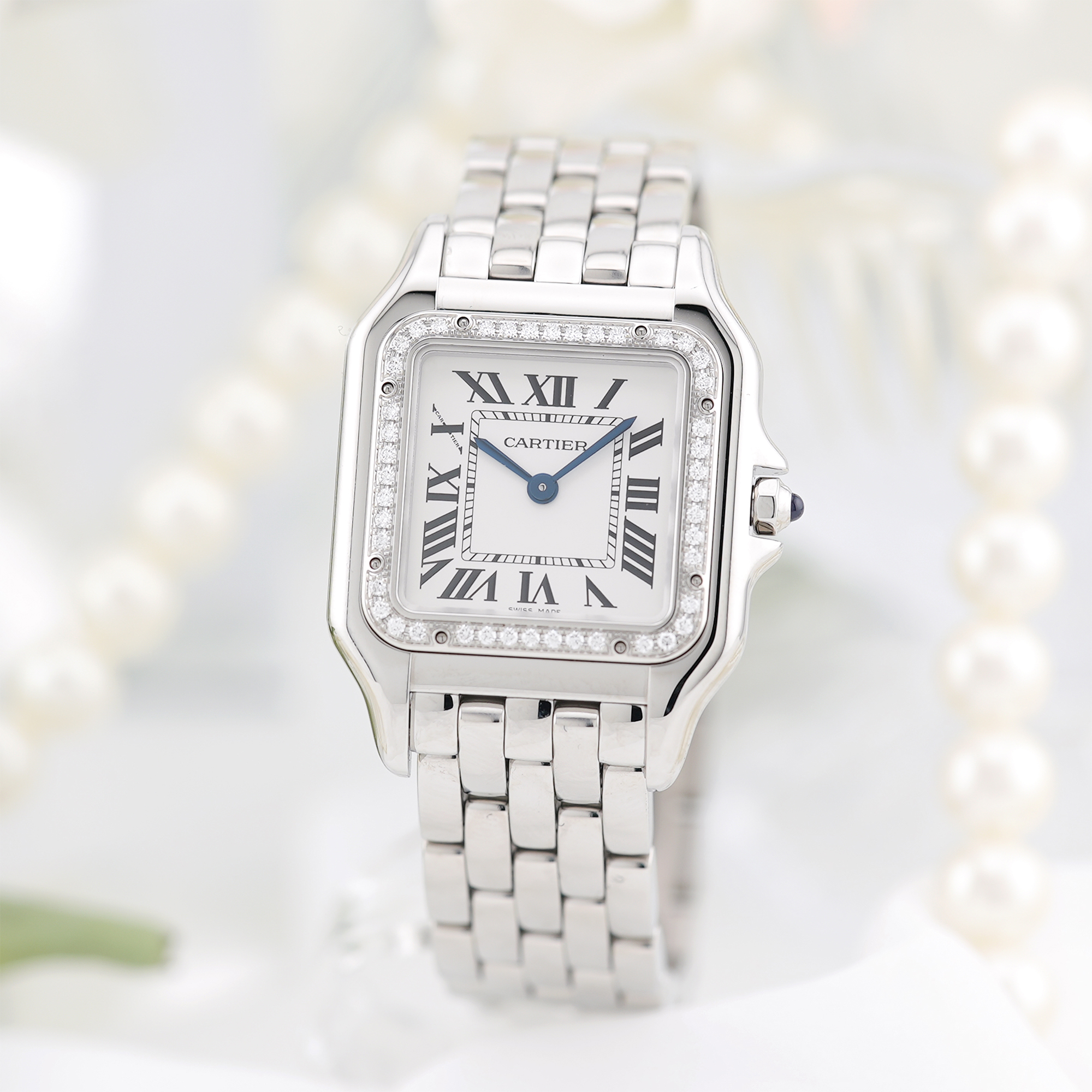 中古)CARTIER カルティエ パンテール ドゥ カルティエ MM W4PN0008【未