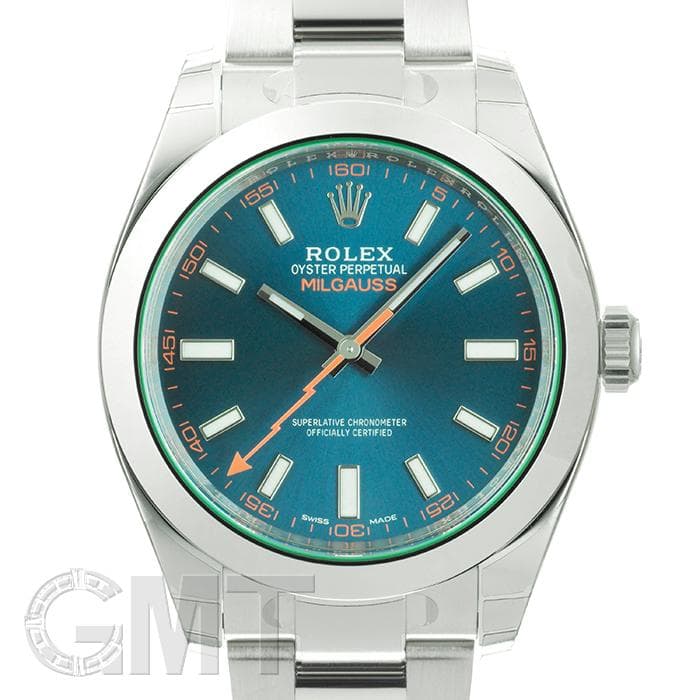 新品)ROLEX ロレックス ミルガウス 116400GV Zブルー（商品ID