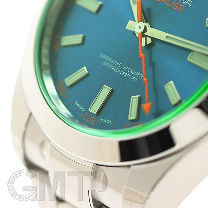 新品)ROLEX ロレックス ミルガウス 116400GV Zブルー（商品ID