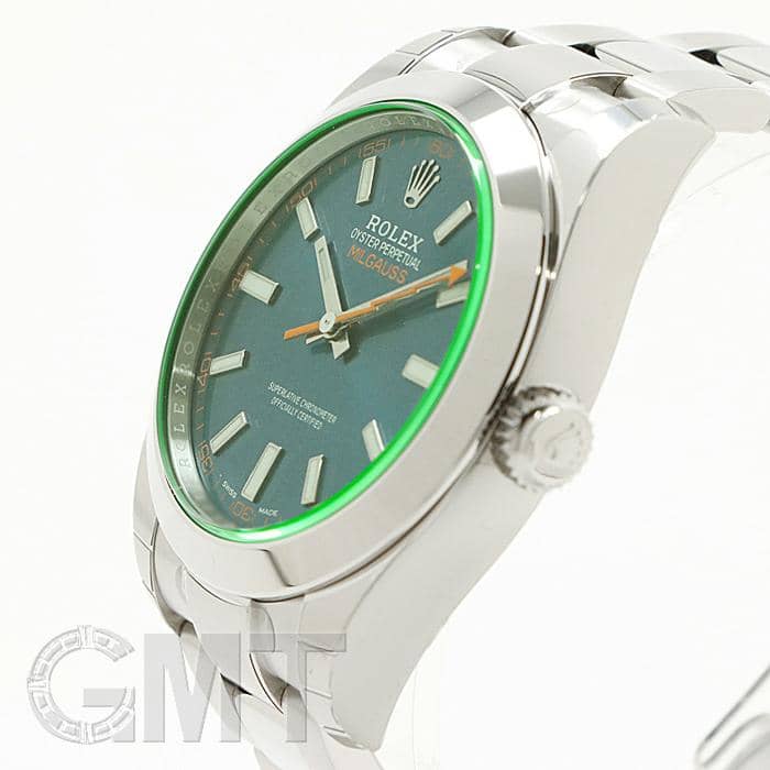 新品)ROLEX ロレックス ミルガウス 116400GV Zブルー（商品ID