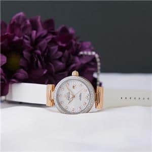 OMEGA オメガ デ・ヴィル レディマティック コーアクシャル 34MM 425.27.34.20.55.001 ホワイトシェル メイン