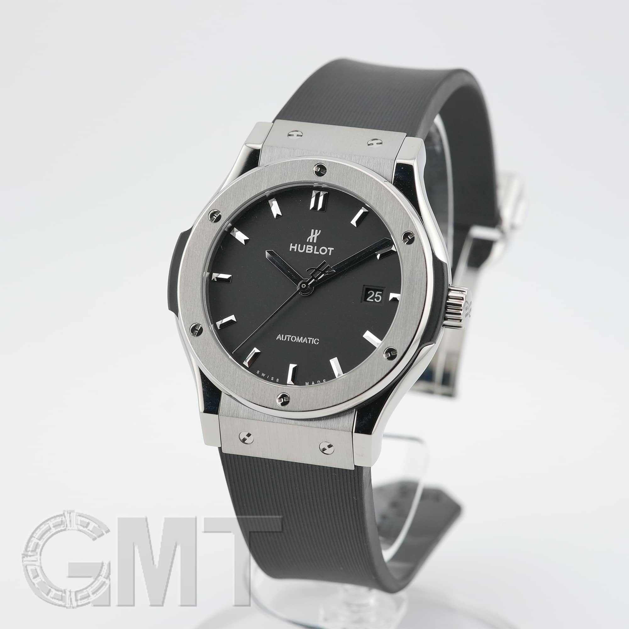 HUBLOT ウブロ 511.NX.1171.LR クラシック フュージョン チタニウム 腕時計 チタン ラバーx革 メンズ [中古] 中古)HUBLOT ウブロ クラシック フュージョン チタニウム 542.NX.1171