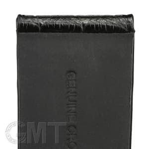 ウォッチアクセサリー 革バンド 【GMTオリジナル ストラップ】パネライ ルミノール用 クロコダイル　サイズ24ｍｍ-22ｍｍ　ブラック メイン