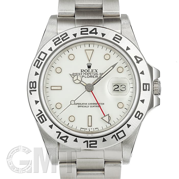 中古)ROLEX ロレックス エクスプローラー II 16550 アイボリー（商品ID 