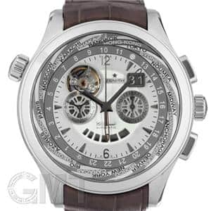 ZENITH ゼニス クラス オープン トラベラー マルチシティ シルバー 03.0520.4037/22.C660 メイン
