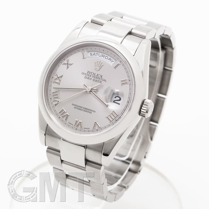 中古)ROLEX ロレックス デイデイト 118209 グレーローマ（商品ID