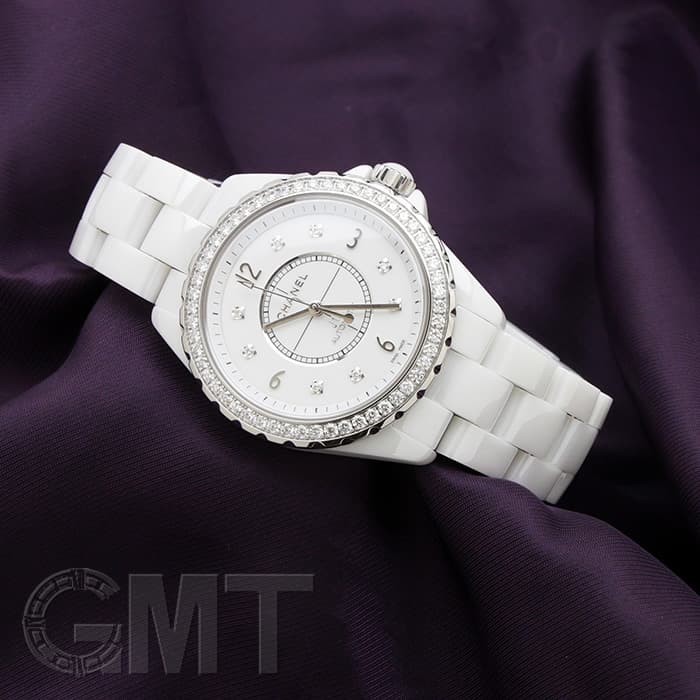 中古)CHANEL シャネル J12 H3111 ホワイトセラミック ベゼル