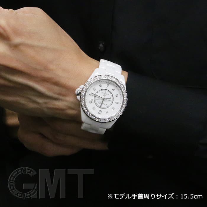 中古)CHANEL シャネル J12 H3111 ホワイトセラミック ベゼル