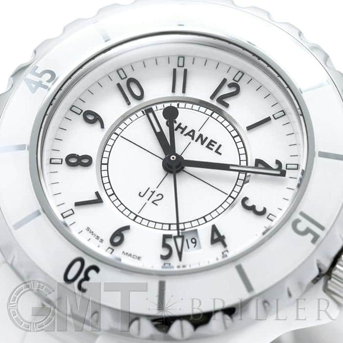 中古)CHANEL シャネル J12 H0968 ホワイトセラミック 33mm（商品ID