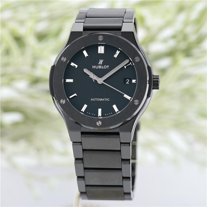 中古)HUBLOT ウブロ クラシック フュージョン ブラック マジック