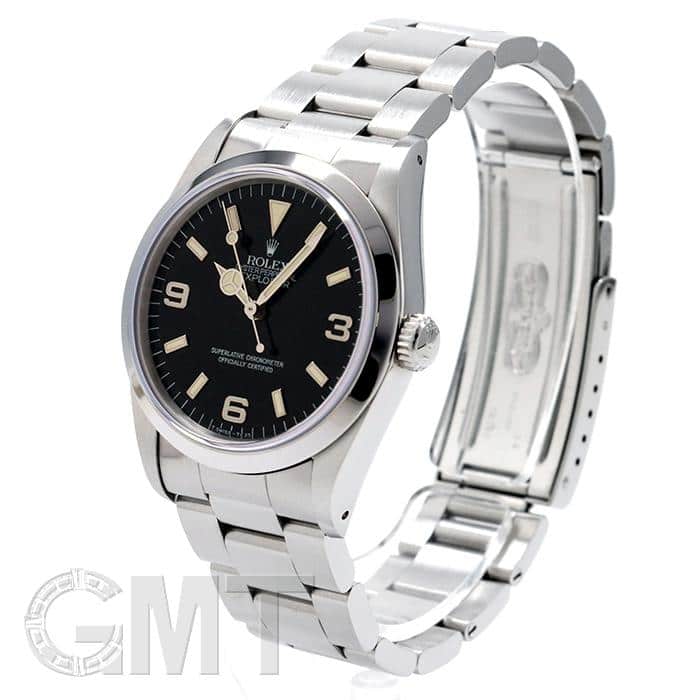 中古)ROLEX ロレックス エクスプローラー I 14270 シングルロック 横穴
