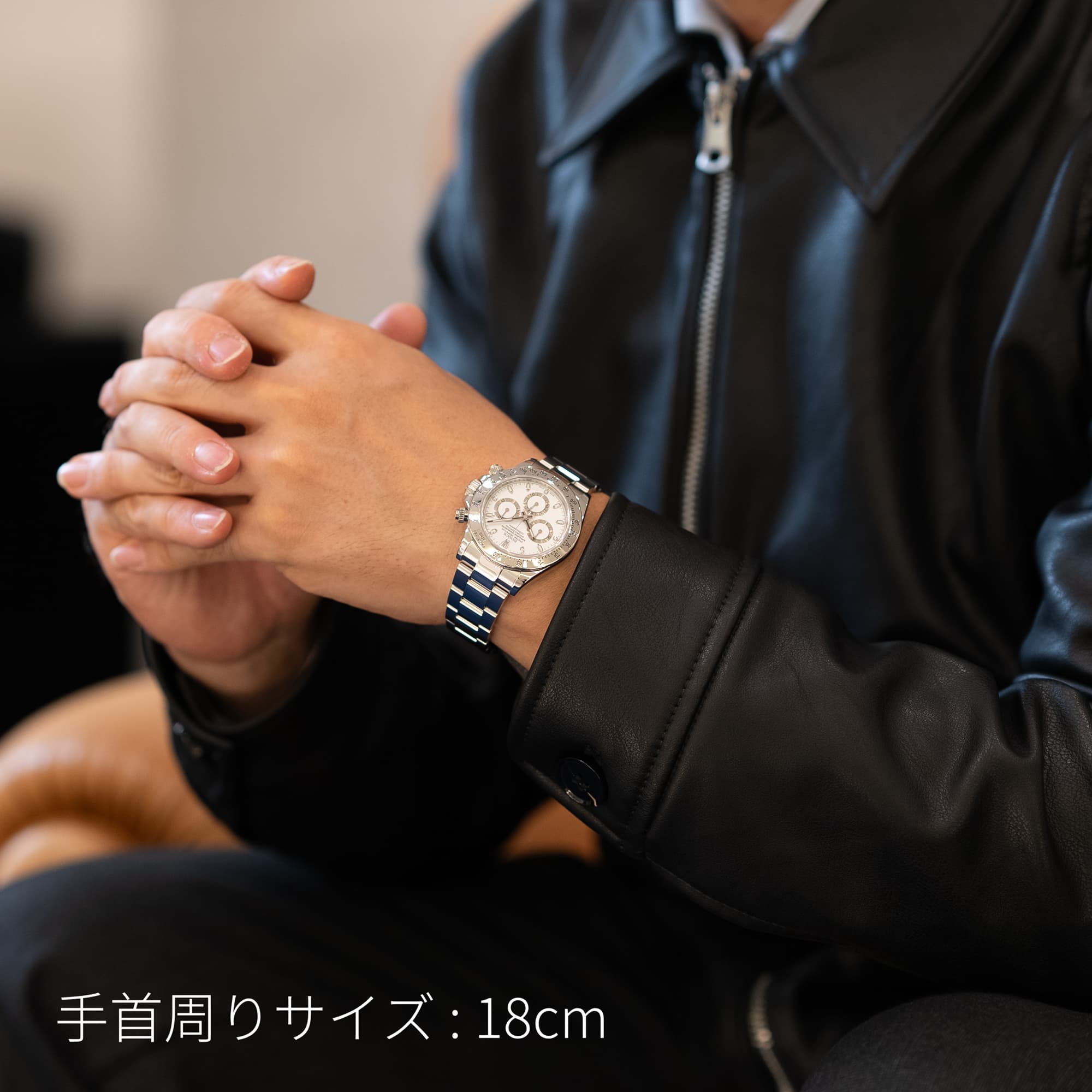 ロレックス ROLEX デイトナ　壁掛け時計　シルバー×ホワイト 中古)ROLEX ロレックス デイトナ 116520 ホワイト（商品ID