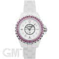シャネル CHANEL J12 29mm H3243 レディース 腕時計 ピンクサファイヤ ベゼル 8P ダイヤ セラミック クォーツ 90321219 CHANEL - シャネル CHANEL J12 29mm H3243 レディース 腕時計 ピンク