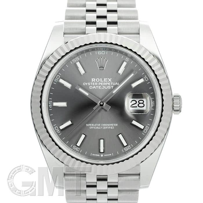 新品)ROLEX ロレックス デイトジャスト 41 126334 グレー 新品)ROLEX ロレックス デイトジャスト 41 126334 グレー