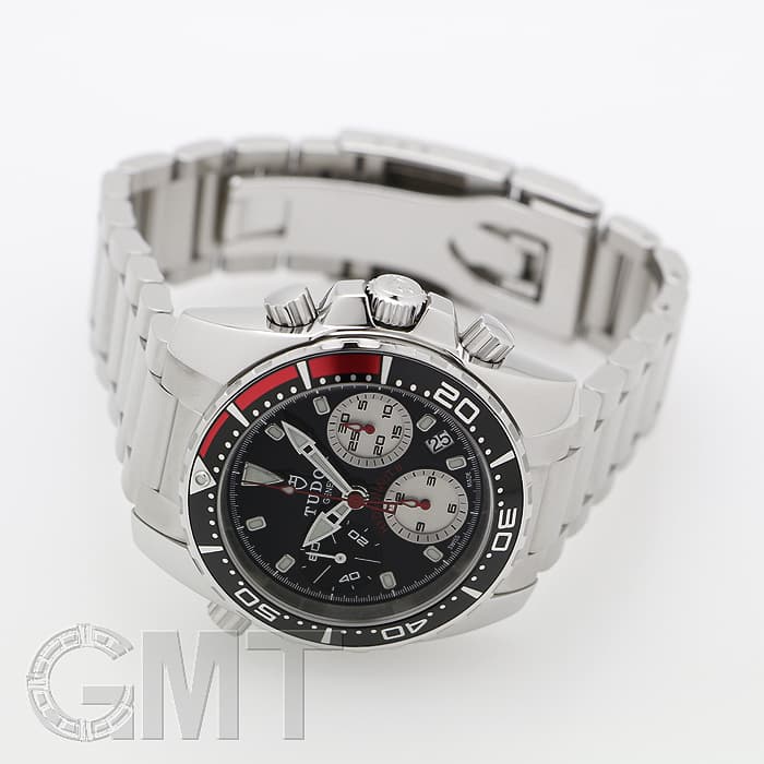中古)TUDOR チューダー ハイドロノート II クロノグラフ ブラック