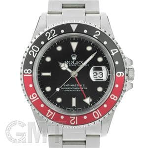 ROLEX ロレックス GMTマスター II 16710 ブラック/レッド オールトリチウム メイン