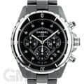 中古)CHANEL シャネル J12 クロノグラフ H2419 ブラック